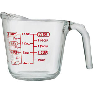 anchor hocking embossed measuring cup