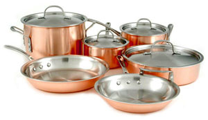 copper pan as seen on tv