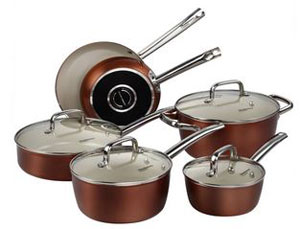 copper nonstick cookware