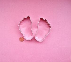 foot shaped cookie cutter