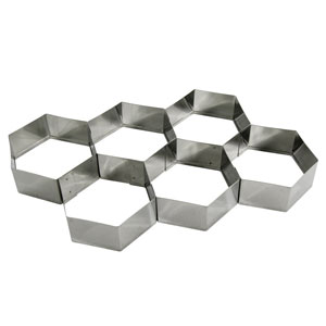 hexagon biscuit cutter