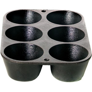 lodge muffin pan cast iron