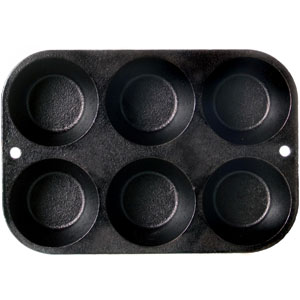 cast iron muffin pan