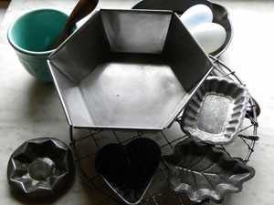 hexagon cake pan set