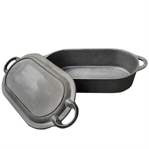 oval roasting pan with lid