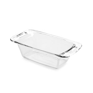glass loaf pan with lid