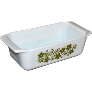 Pyrex Brown Glass Loaf Pan No. 213 R, 8.5 X 4.5&quot; Smoke Colored Bread.