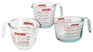 pyrex magnetic measuring cups