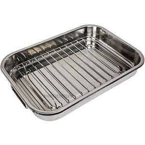 covered roasting pan with rack