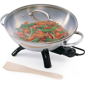 presto wok stainless steel