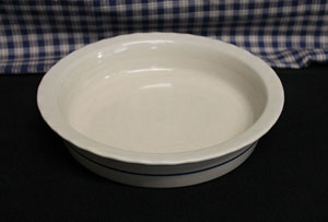 stoneware deep dish pie plate